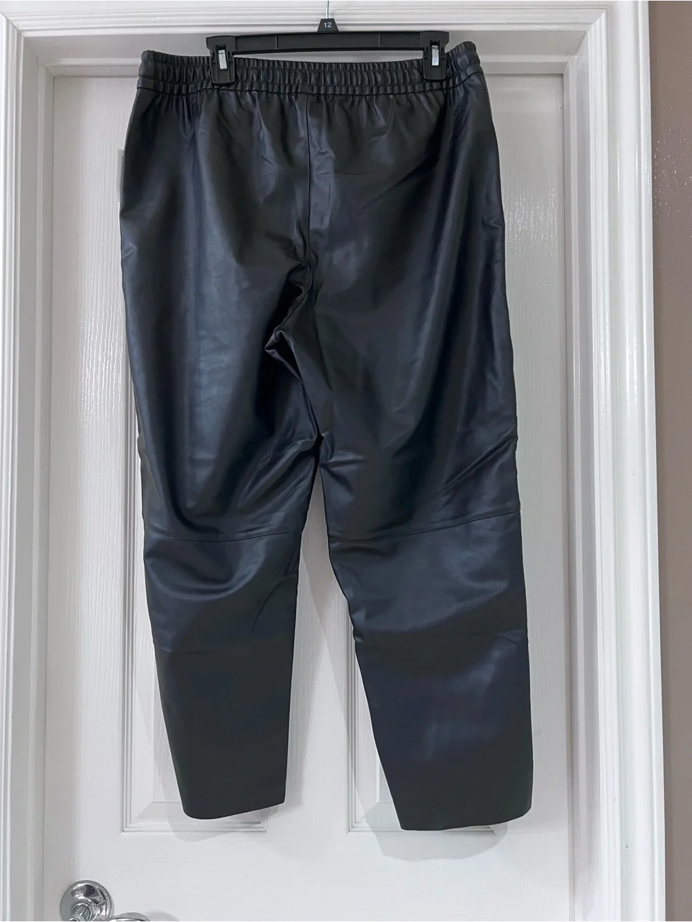 Old Navy Black Faux Leather Trousers